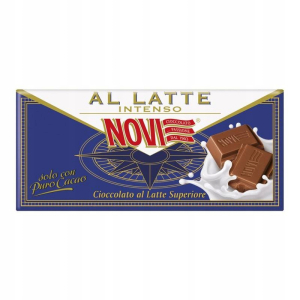 Czekolada mleczna NOVI AL LATTE włoska 100g