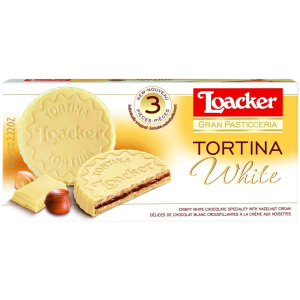 Ciastka kruche torciki waflowe z czekoladą Loacker 63 g Włoskie