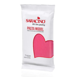 FUKSJA masa cukrowa do modelowania fuchsia róż 1kg Saracino