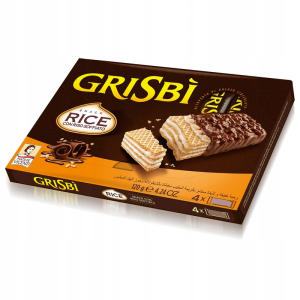 Wafelki Grisbi z dmuchanym ryżem i polewą czekoladową Matilde Vicenzi 120g