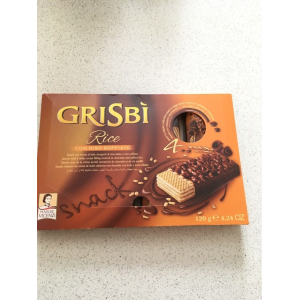 Wafelki Grisbi z dmuchanym ryżem i polewą czekoladową Matilde Vicenzi 120g