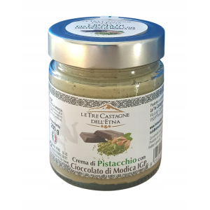 Krem pistacjowy 40% z czekoladą Modica Le Tre Castagne dell’Etna 200g