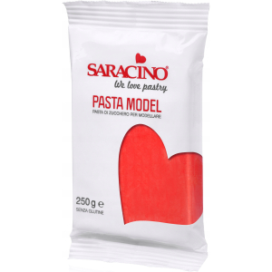 Masa do modelowania figurek Saracino czerwona 250g Włochy Włoska