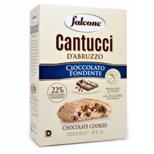 Cantucci Cioccolato ciasteczka z czekoladą Falcone 200g Włoskie