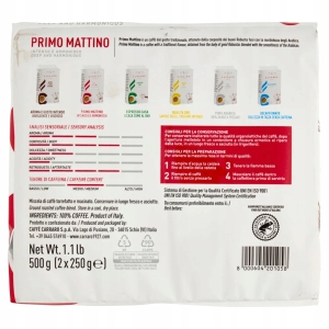Kawa Mielona do Moka Carraro Primo Mattino 2×250 g