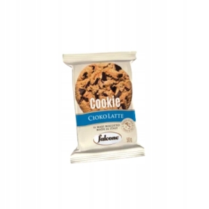 Kruche ciastka z mleczną czekoladą Falcone Cookies Cioko Latte 200g