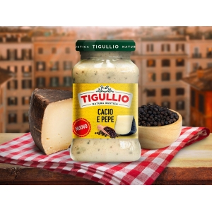 Sos ser pecorino i pieprz Tigullio Cacio e Pepe Włoski 185g
