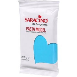 Masa cukrowa do modelowania figurek Saracino błękitna 250 g