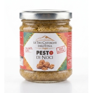 Pesto orzechowe di noci 66% Le Tre Castagne dell’etna 190g Sycylia Włoskie