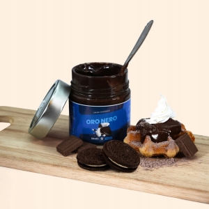 Krem czekoladowy oreo Mado Oro Nero z herbatnikami 200g Włoski