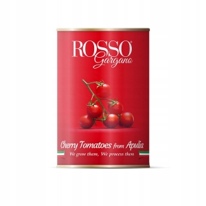 Pomidory koktajlowe w puszce z Apulii Rosso Gargano włoskie 400g