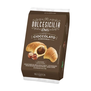 Rogaliki z kremem czekoladowo-orzechowym Dais 6x45g 270g Włoskie Cornetti