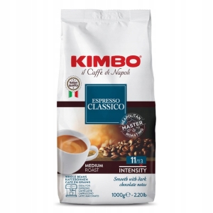 Kawa ziarnista Kimbo Espresso Classico mieszanka arabiki i robusty 1 kg