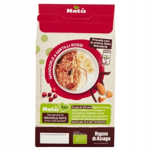 Granola NATU Proteinowa z Migdałami i Żurwainą 250g