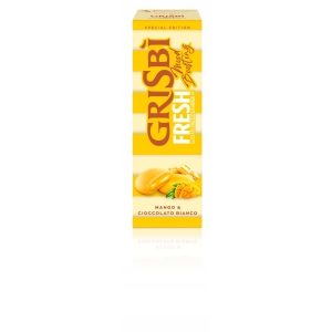 Kruche biszkopty Mango Biała Czekolada Grisbi MatildeVicenzi 112g Włoskie