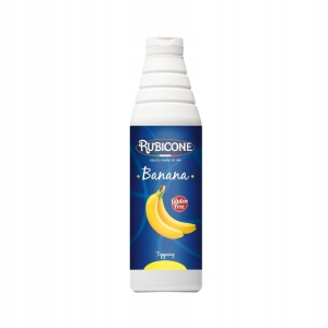 Polewa topping Bananowy 1kg Rubicone Włochy Sos Banan 1000g