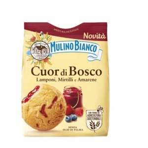 Ciastka kruche z nadzieniem owocowym Cuor di Bosco Mulino Bianco 320g