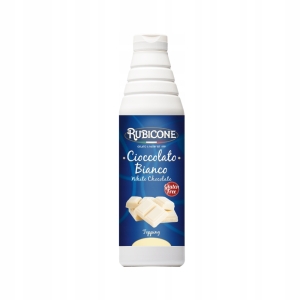 Polewa topping Biała Czekolada 1kg Rubicone Włochy Sos Czekoladowy 1000g