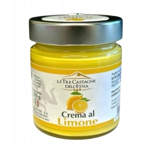 Krem cytrynowy do smarowania Sycylia Le Tre Castagne dell’Etna 200g