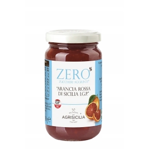 Dżem Agrisicilia z Sycylijskiej Czerwonej POMARAŃCZY bez cukru 240g