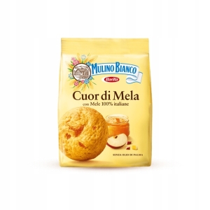 Ciastka z nadzieniem jabłkowym włoskie Mulino Bianco Cuor di Mela 300g