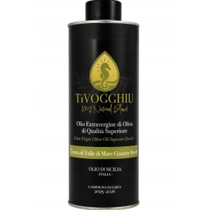 Oliwa Extra Vergine TiVOGGHIU 100% Natural 0,75L NATURALNA Sycylia Olej