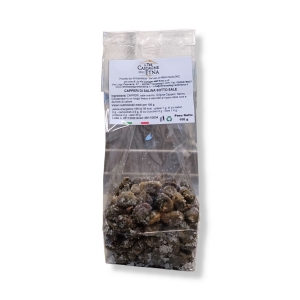 Kapary z wyspy Salina pod solą Le Tre Castagne dell’Etna 100g Sycylia