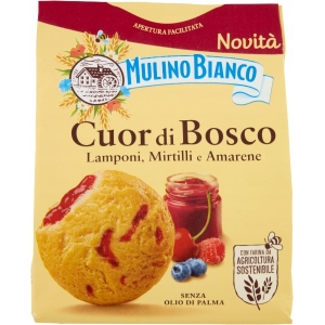 Ciastka kruche z nadzieniem owocowym Cuor di Bosco Mulino Bianco 320g