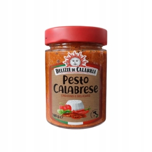Pesto kalabryjskie cremoso Pesto Calabrese 190g Delizie di Calabria