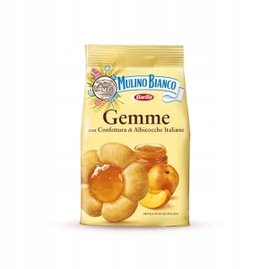 Ciastka kruche z dżemem morelowym Gemme Mulino Bianco 200g Włoskie
