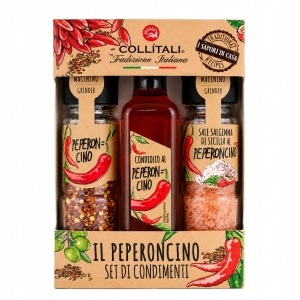 Zestaw Prezentowy Collitali Il Peperoncino Oliwa Extra Vergine + chili 105g