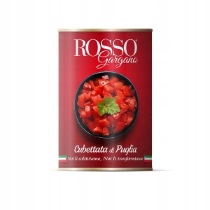 Pomidory w puszce kostka Rosso Gargano Pelati 400g Apulia