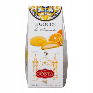 Kruche Ciastka z Kremem Pomarańczowym Włoskie COSTA DOLCI Sycylia 120g