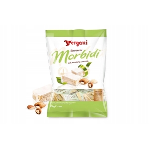 Torrone migdąłowe Vergani Torroncini Morbidi migdał 130g