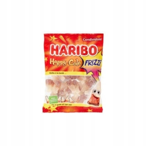 Żelki Musujące Cola Haribo Happy Cola Frizzi 175g Włoskie