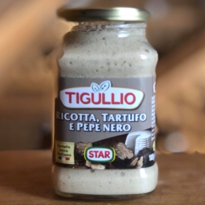 Sos pesto z serem ricotta truflami i czarnym pieprzem Tigullio 185g
