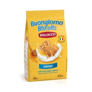Ciasteczka mleczne Balocco Zuppole 350g Włoskie Frollini Włoskie