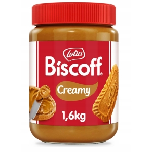 LOTUS Biscoff krem ciasteczkowy CREAMY herbatnikowy DUŻY 1,6kg 1600g