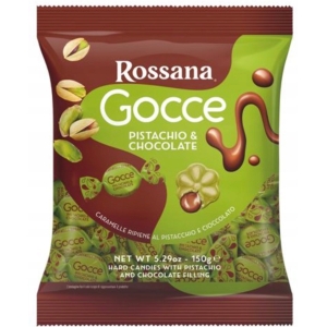 Cukierki pistacjowe z czekoladą Rossana 150g Włoskie Sycylia