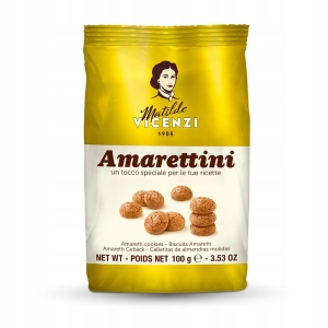 Ciasteczka kruche Amarettini MatildeVicenzi 100g Włoskie