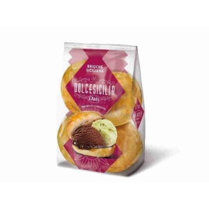 Bułki brioche do lodów do gelato Włoska Dais Brioche Gelato 280g
