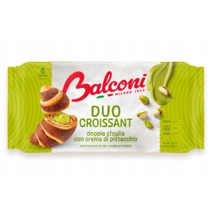 Rogaliki Croissant Duo pistacchio Balconi z kremem pistacjowym 6x50g 300g