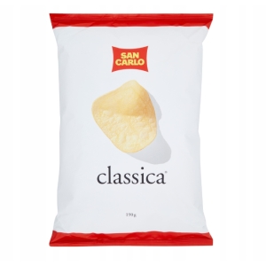 Włoskie Chipsy SAN CARLO Classica Klasyczne Włochy 190g