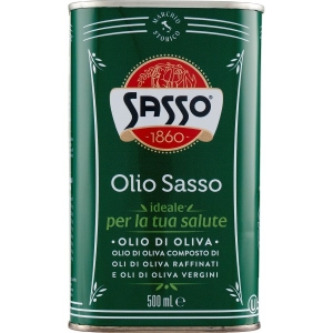 Oliwa z oliwek extra vergine Sasso 500 ml Włoska Naturalna