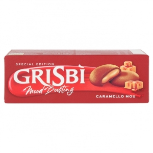 Kruche biszkopty Karmel Mou Grisbi MatildeVicenzi 112g Włoskie