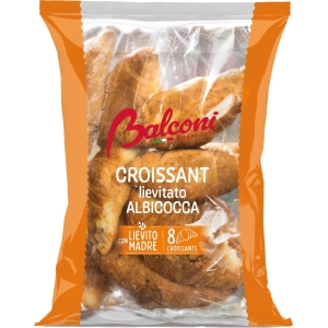 Rogaliki z nadzieniem morelowym Balconi Croissant Albicocca 8 × 45 g