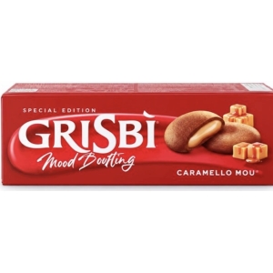 Kruche biszkopty Karmel Mou Grisbi MatildeVicenzi 112g Włoskie
