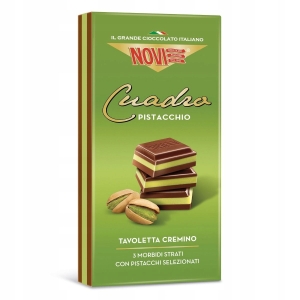 Czekolada pistacjowa Novi Cuadro Pistacchio 110 g pistacjowa włoska